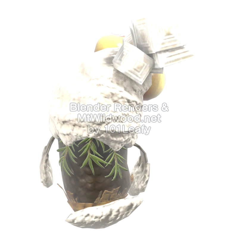 Splatoon Raiders Chum 3 (Back) 3D Render Splatoon Raiders Chum 3 (Back) 3D Render