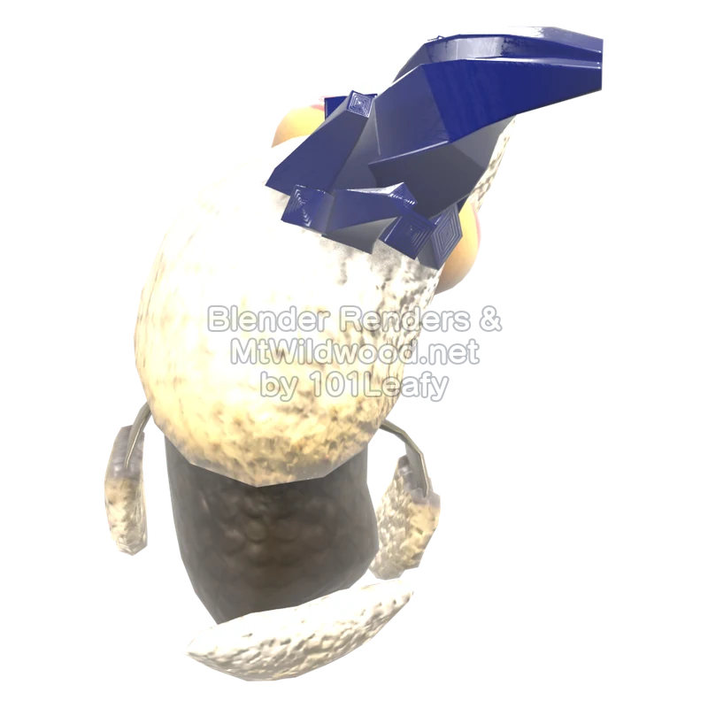 Splatoon Raiders Chum 4 (Back) 3D Render Splatoon Raiders Chum 4 (Back) 3D Render