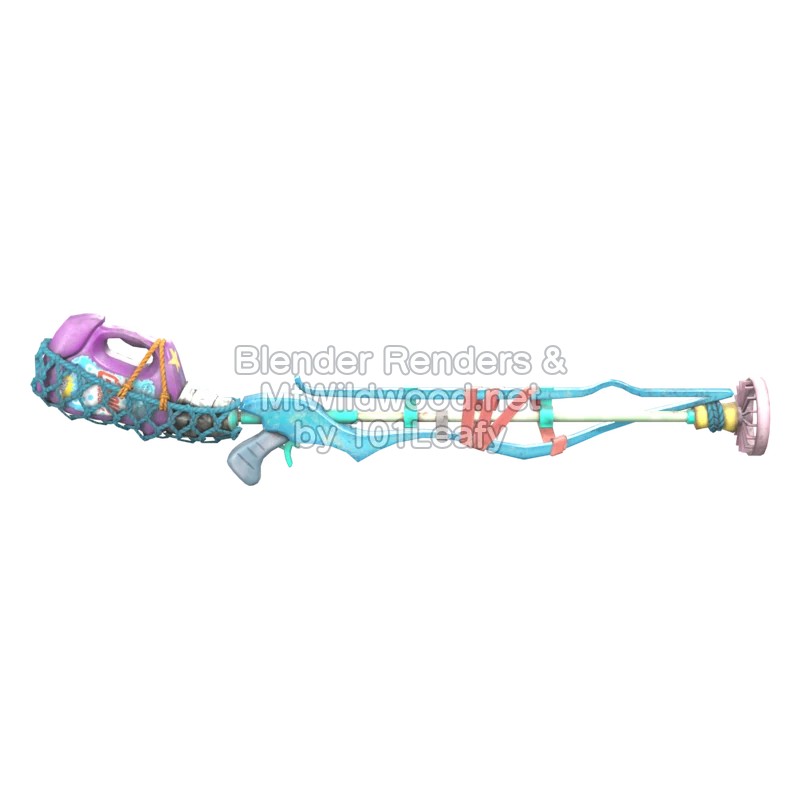 Splatoon Raiders Fusil à lessive (Dos) Modèle 3D Splatoon Raiders Fusil à lessive (Dos) Modèle 3D