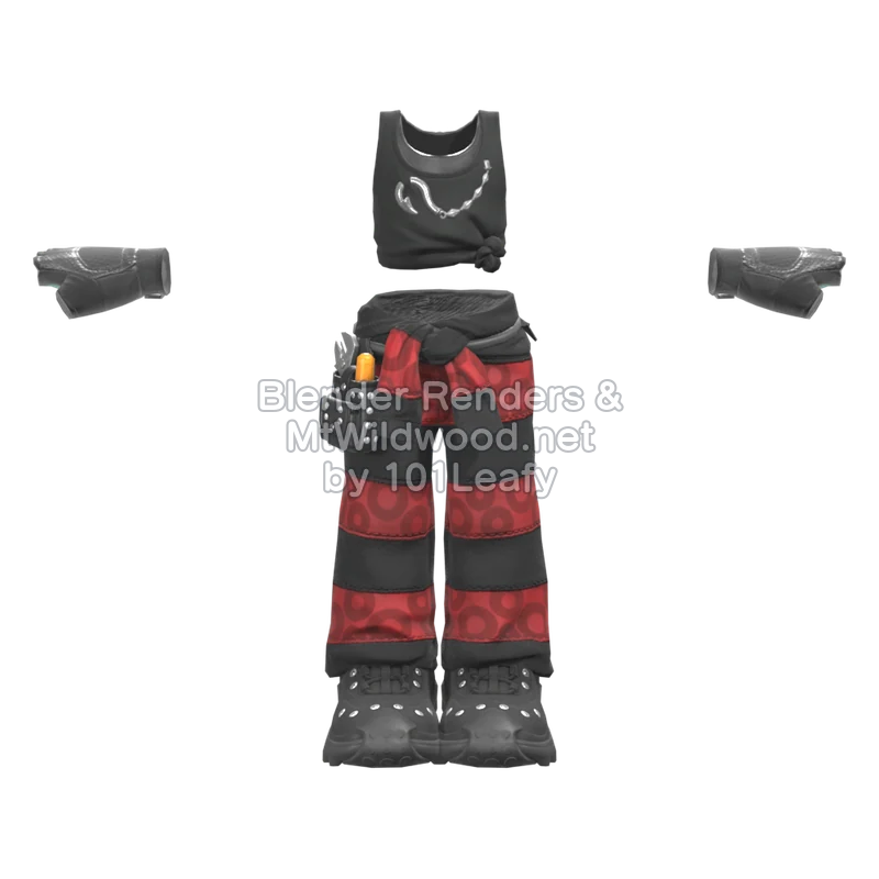 Splatoon Raiders Crimson Punk 1 (Front) 3D Render