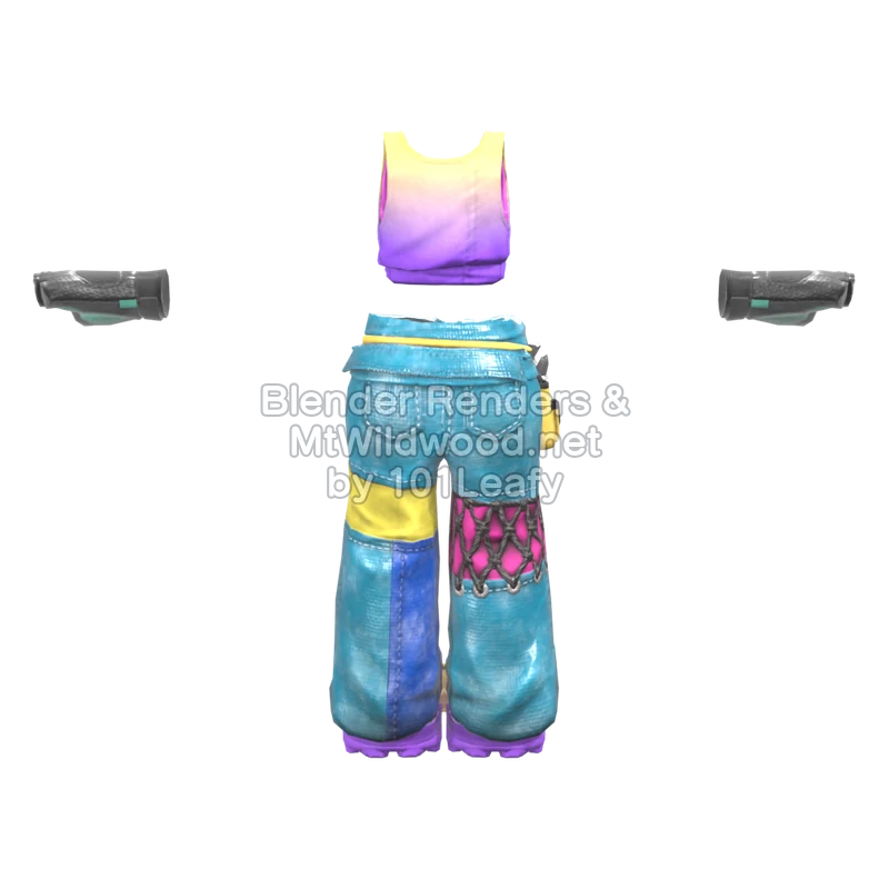 Splatoon Raiders Dawn Avant-Garde 1 (Back) 3D Render