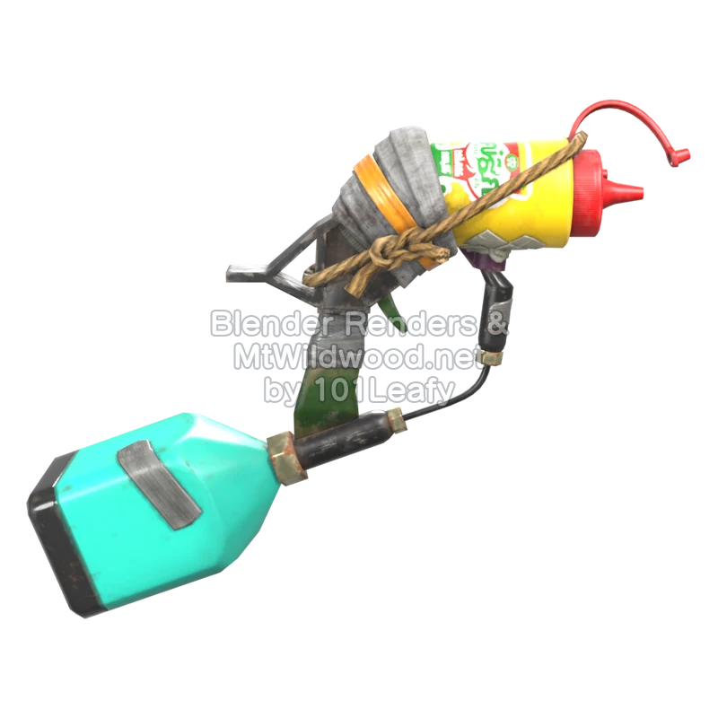 Splatoon Raiders Salsero dual (Espalda) Modelo 3D