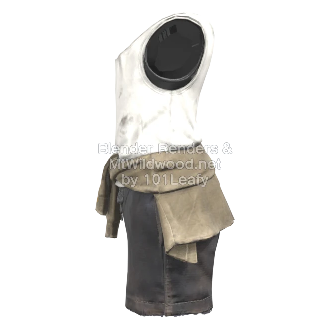 Splatoon Raiders Dingy Tank Top (Side) 3D Render