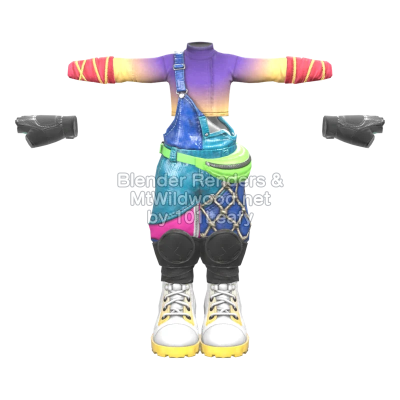 Splatoon Raiders Dusk Avant-Garde 1 (Front) 3D Render
