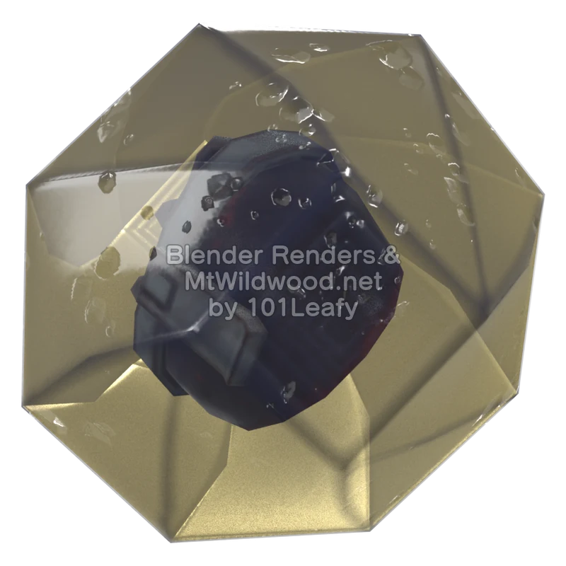 Splatoon Raiders Flipper-Flopper's Eye Light (Side) 3D Render