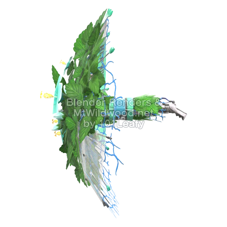 Splatoon Raiders Blumen-Pluviator (Vorne) 3D-Modell Splatoon Raiders Blumen-Pluviator (Vorne) 3D-Modell