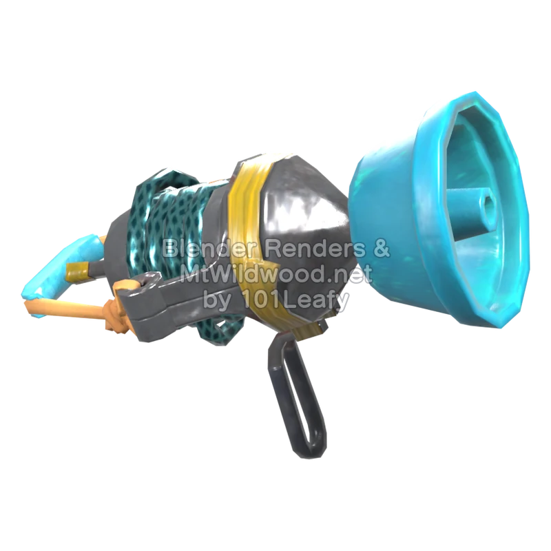 Splatoon Raiders Flywire 1 (Back) 3D Render