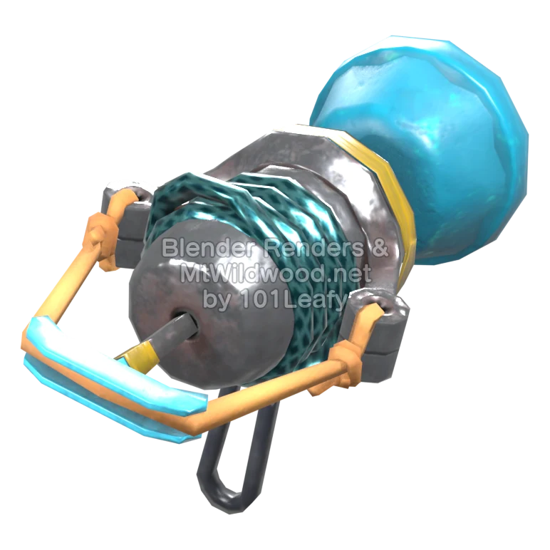 Splatoon Raiders Flywire 1 (Side) 3D Render