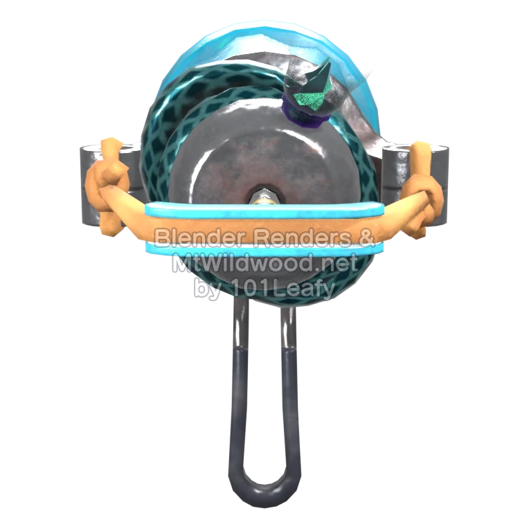 Splatoon Raiders Flywire 4 (Back) 3D Render