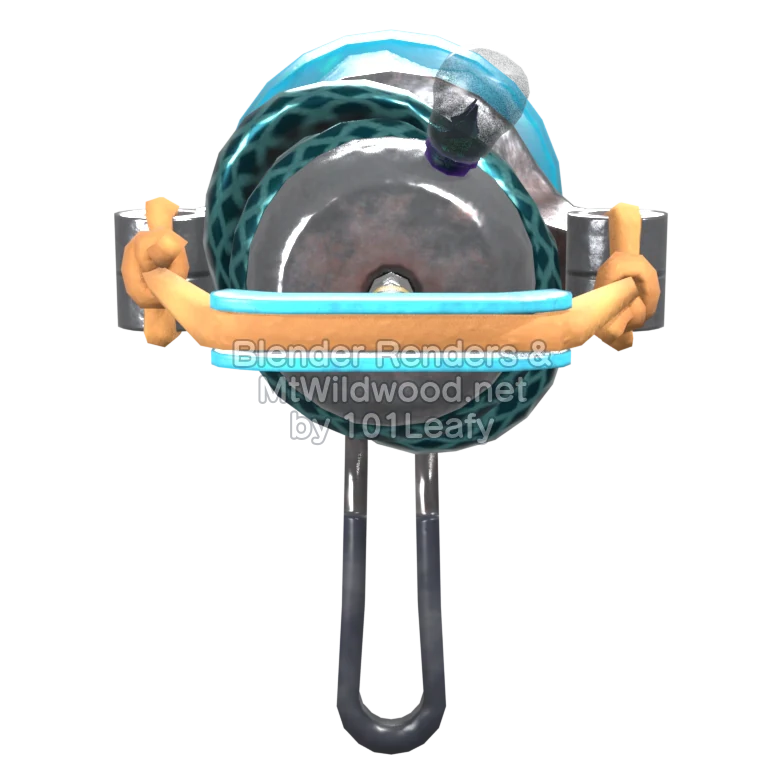Splatoon Raiders Flywire 7 (Back) 3D Render