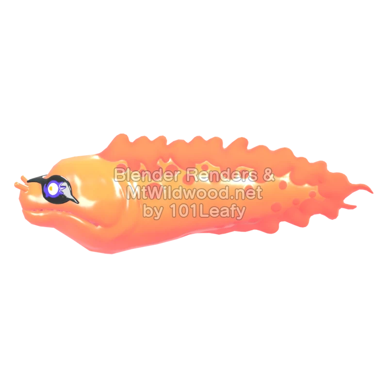 Splatoon Raiders Frye 6 (Side) 3D Render