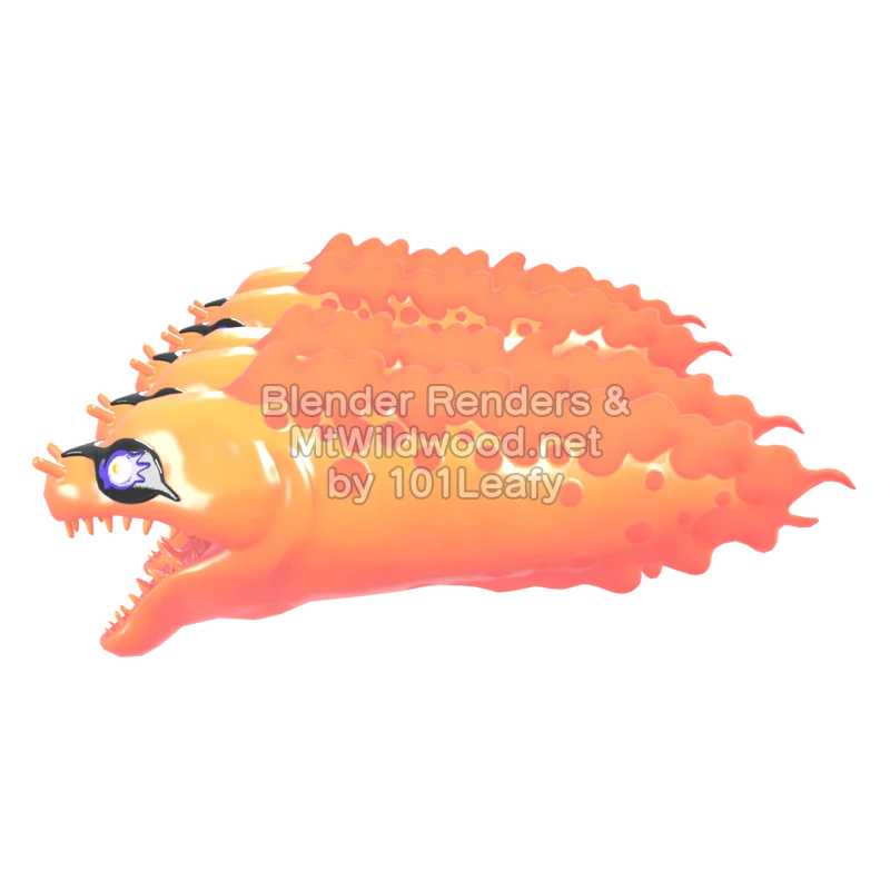 Splatoon Raiders Frye 8 (Side) 3D Render