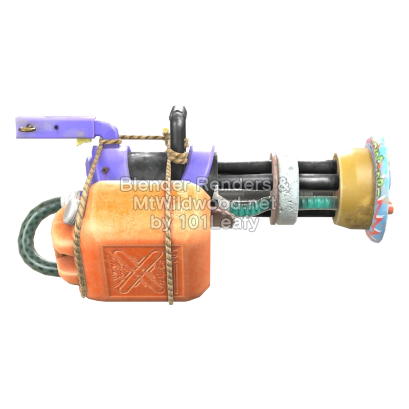 Splatoon Raiders Garabateador QSNO (Espalda) Modelo 3D