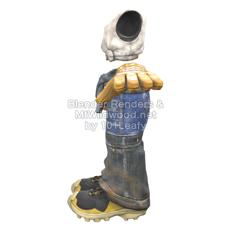 Splatoon Raiders Genius Bot Pro (Side) 3D Render Splatoon Raiders Genius Bot Pro (Side) 3D Render