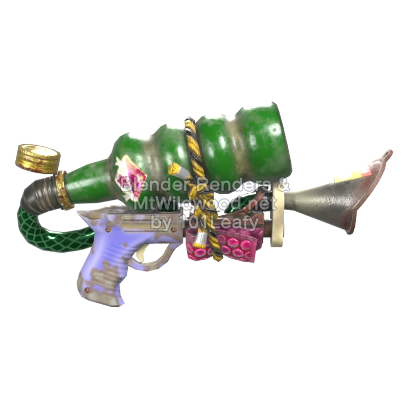 Splatoon Raiders Rociador cristal (Espalda) Modelo 3D