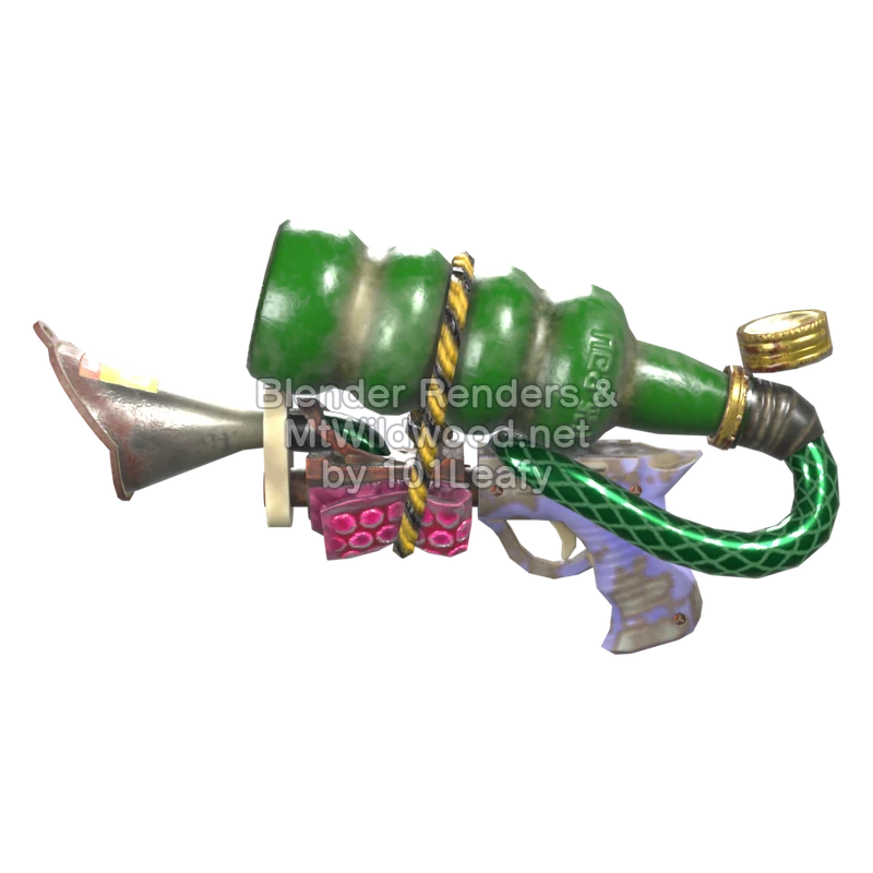 Splatoon Raiders Rociador cristal (Frente) Modelo 3D