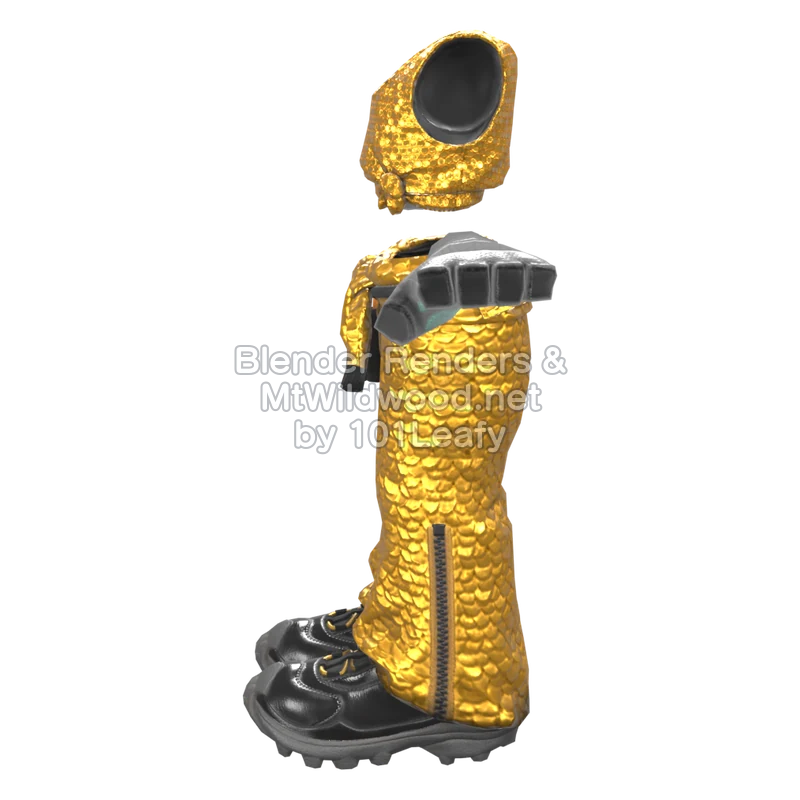 Splatoon Raiders Golden Fever 1 (Side) 3D Render Splatoon Raiders Golden Fever 1 (Side) 3D Render