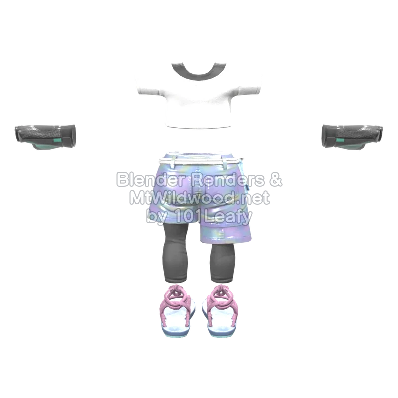 Splatoon Raiders Heartbeat Prism 1 (Back) 3D Render