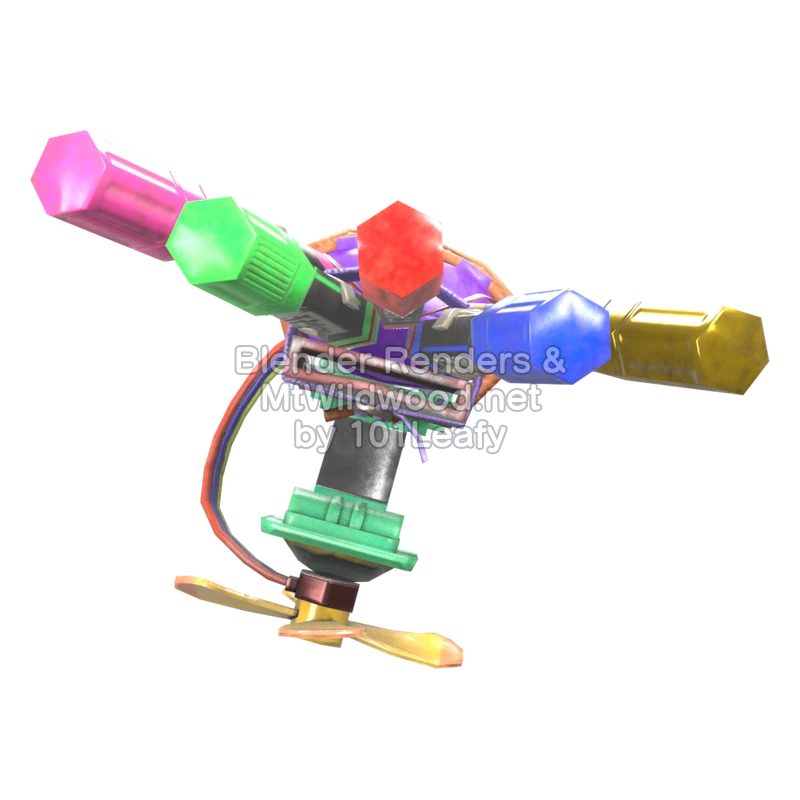 Splatoon Raiders Hi-Fiver 1 (Front) 3D Render Splatoon Raiders Hi-Fiver 1 (Front) 3D Render