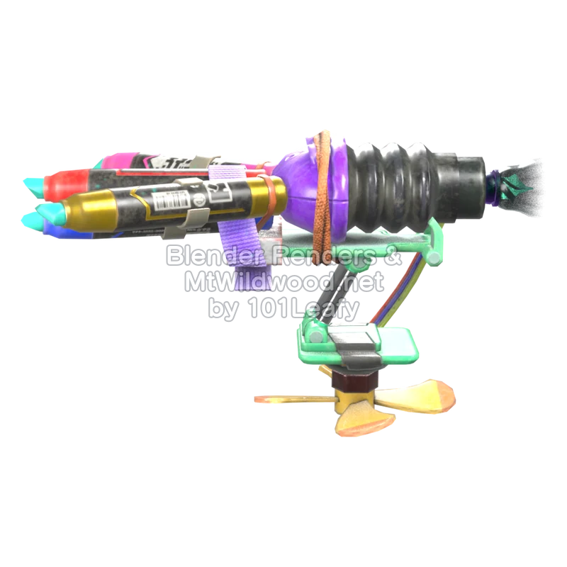 Splatoon Raiders Hi-Fiver 2 (Side) 3D Render Splatoon Raiders Hi-Fiver 2 (Side) 3D Render