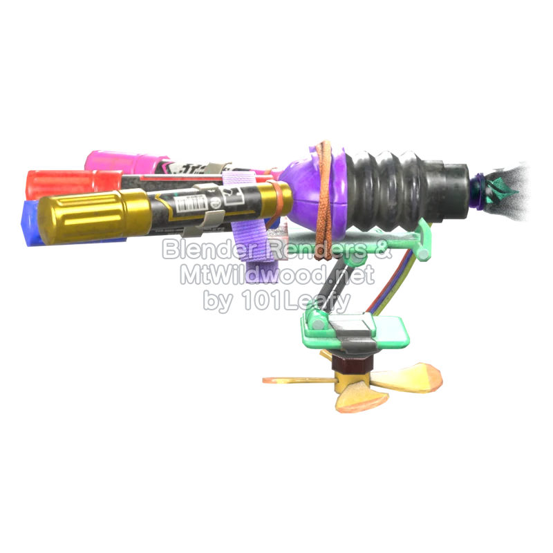 Splatoon Raiders Hi-Fiver 3 (Side) 3D Render Splatoon Raiders Hi-Fiver 3 (Side) 3D Render