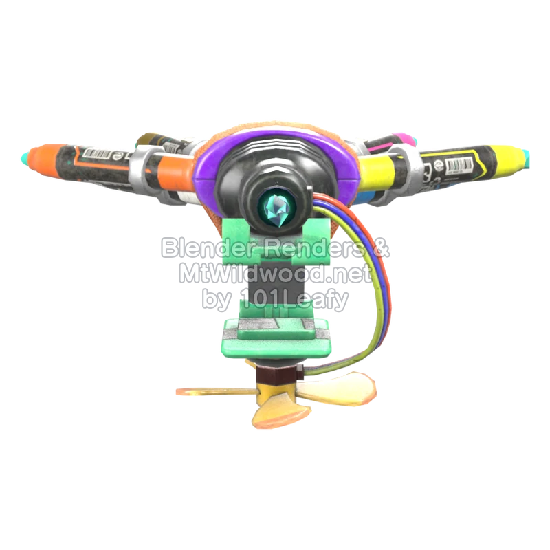 Splatoon Raiders Hi-Fiver 6 (Back) 3D Render Splatoon Raiders Hi-Fiver 6 (Back) 3D Render