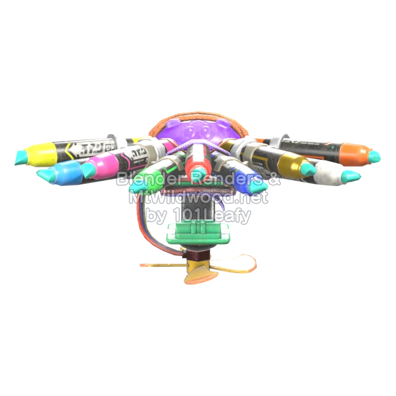 Splatoon Raiders Hi-Fiver 6 (Front) 3D Render Splatoon Raiders Hi-Fiver 6 (Front) 3D Render