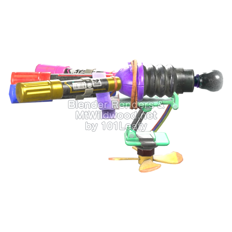 Splatoon Raiders Hi-Fiver 7 (Side) 3D Render Splatoon Raiders Hi-Fiver 7 (Side) 3D Render