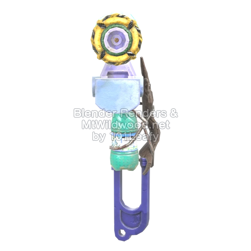 Splatoon Raiders Rodillo neumático (Espalda) Modelo 3D