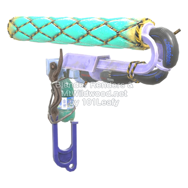 Splatoon Raiders Rodillo neumático (Lado) Modelo 3D
