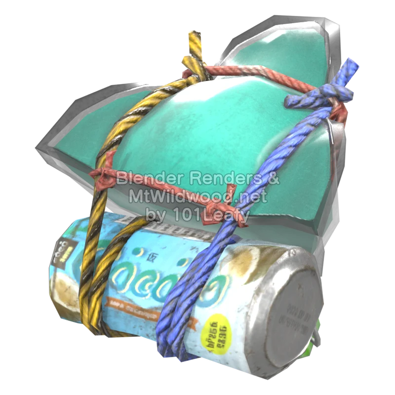 Splatoon Raiders Jump Bomb 1 (Side) 3D Render