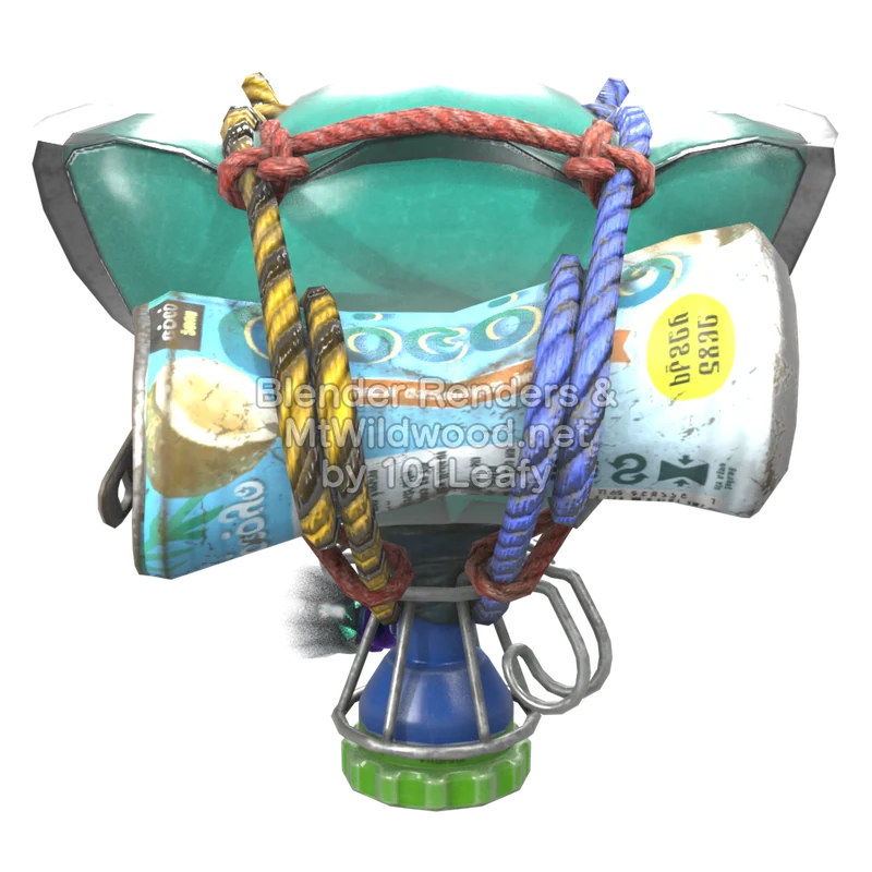 Splatoon Raiders Jump Bomb 2 (Back) 3D Render