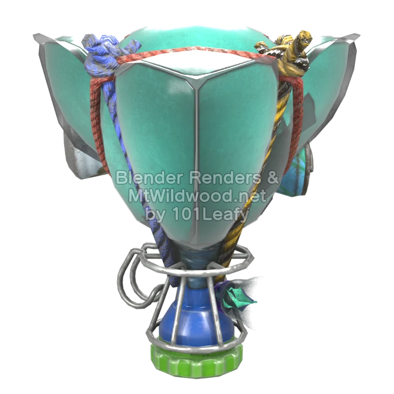 Splatoon Raiders Jump Bomb 2 (Front) 3D Render
