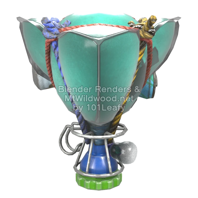 Splatoon Raiders Jump Bomb 3 (Front) 3D Render