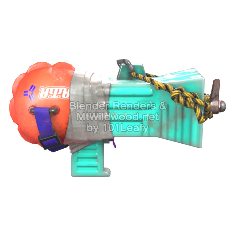 Splatoon Raiders Rociador básico salvavidas (Espalda) Modelo 3D