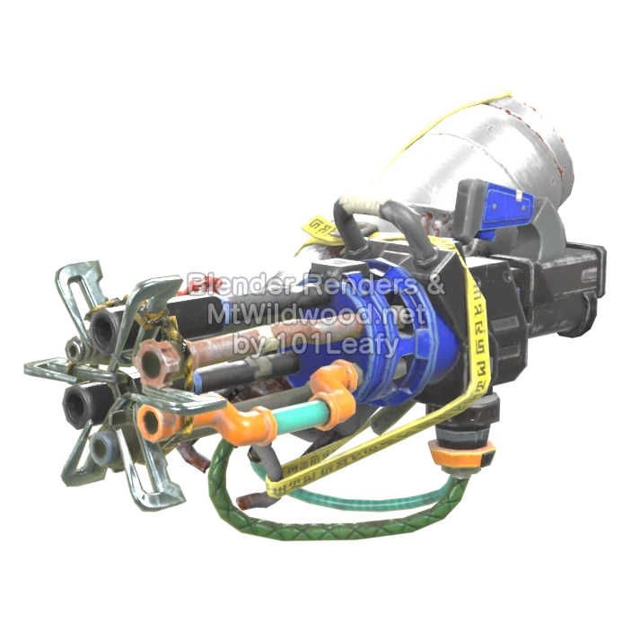 Splatoon Raiders LN2-Splatling (Seite) 3D-Modell Splatoon Raiders LN2-Splatling (Seite) 3D-Modell