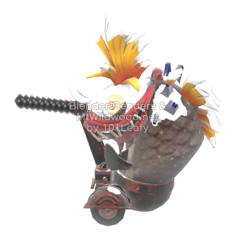 Splatoon Raiders Carnacier exquis (Profil) Modèle 3D