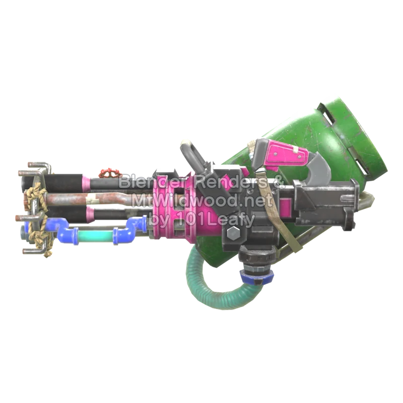 Splatoon Raiders LPG-Splatling (Vorne) 3D-Modell Splatoon Raiders LPG-Splatling (Vorne) 3D-Modell