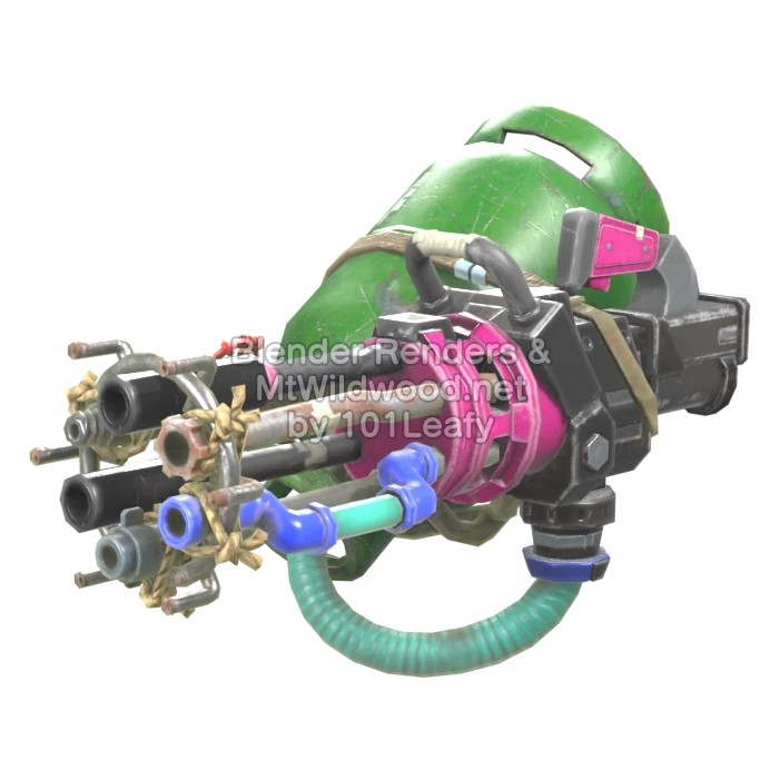Splatoon Raiders LPG-Splatling (Seite) 3D-Modell Splatoon Raiders LPG-Splatling (Seite) 3D-Modell