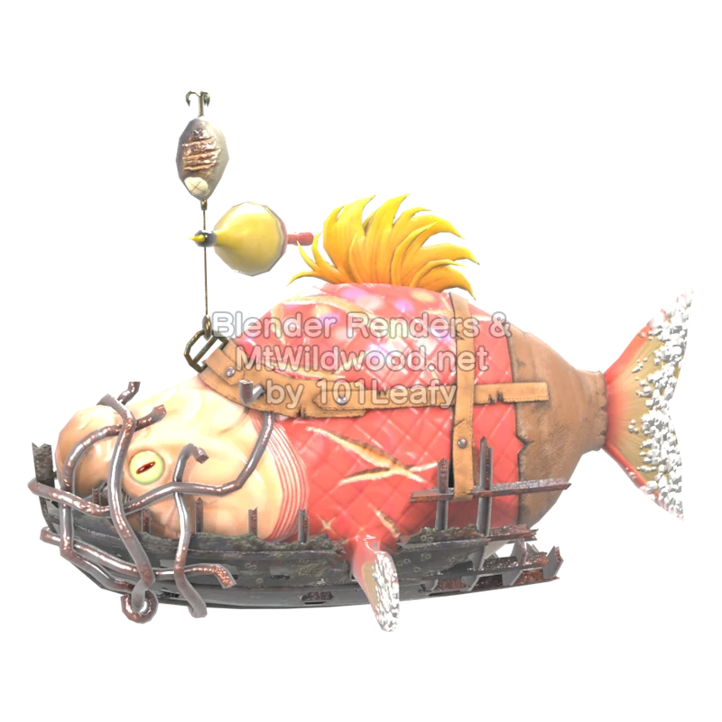 Splatoon Raiders Maws (Side) 3D Render Splatoon Raiders Maws (Side) 3D Render