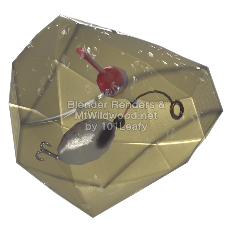 Splatoon Raiders Maws's Bobber (Back) 3D Render Splatoon Raiders Maws's Bobber (Back) 3D Render