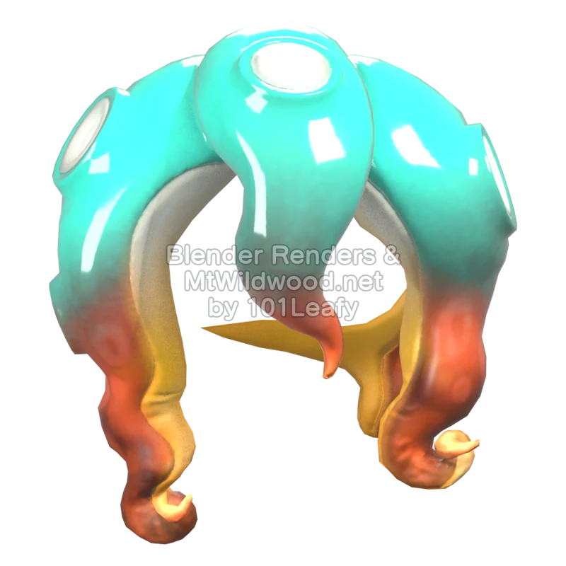 Splatoon Raiders Mechanic 26 (Front) 3D Render