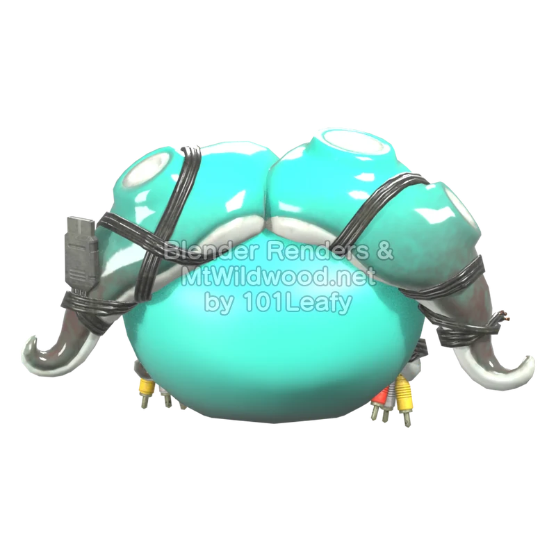 Splatoon Raiders Mechanic 32 (Back) 3D Render