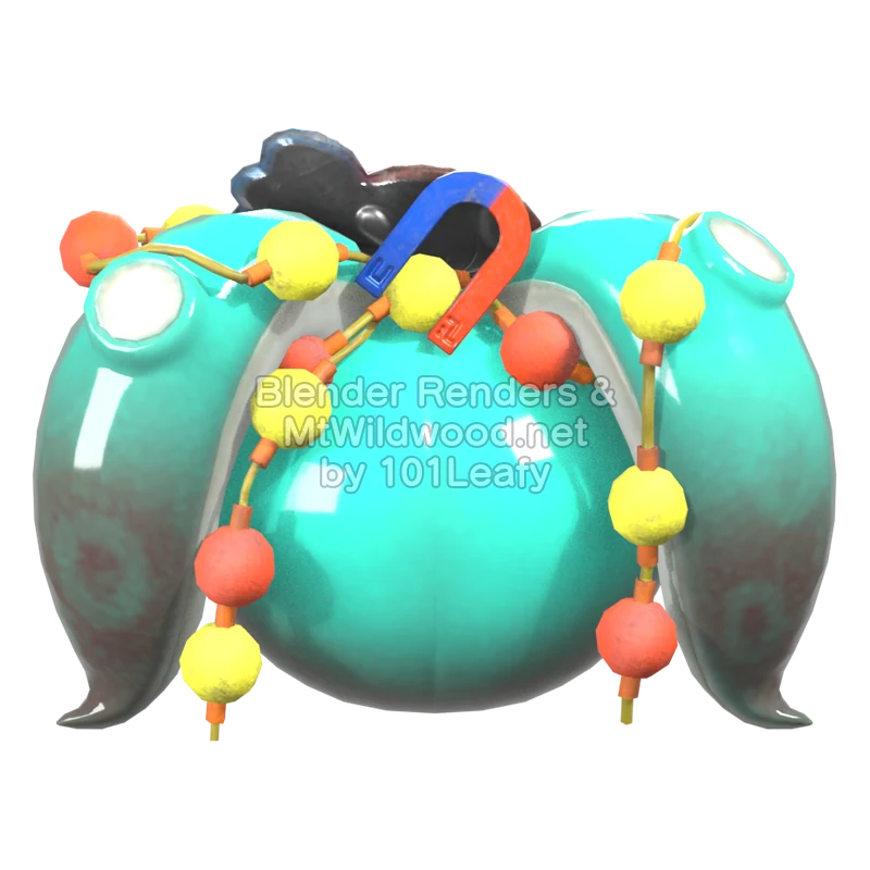 Splatoon Raiders Mechanic 33 (Back) 3D Render