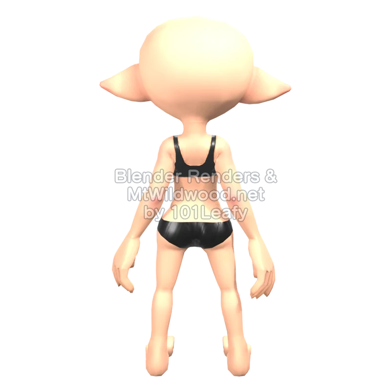 Splatoon Raiders Mechanic 46 (Back) 3D Render