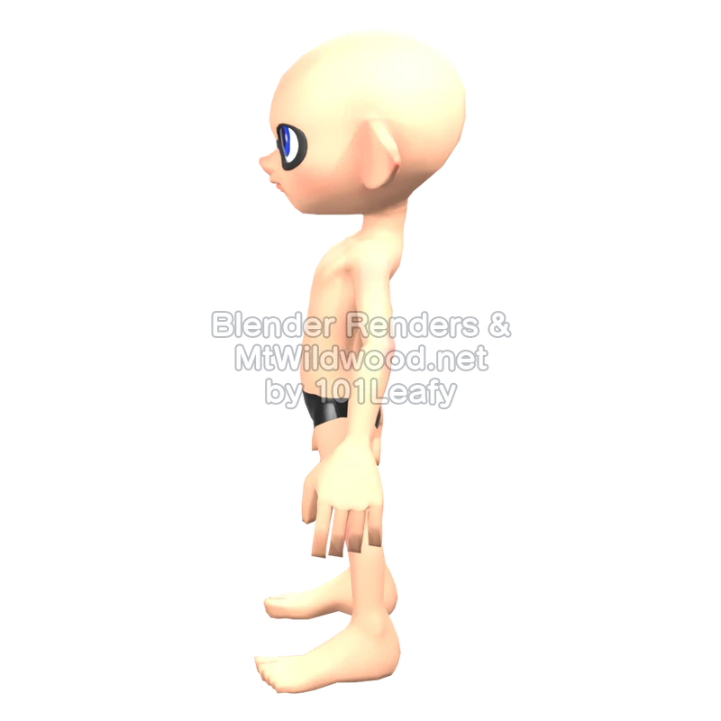 Splatoon Raiders Mechanic 47 (Side) 3D Render
