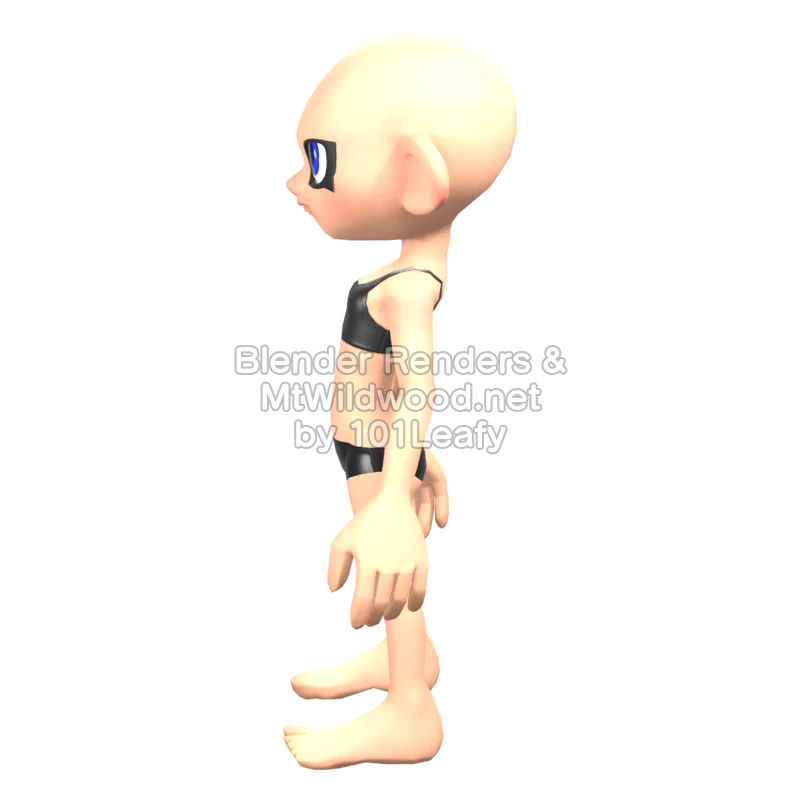 Splatoon Raiders Mechanic 48 (Side) 3D Render