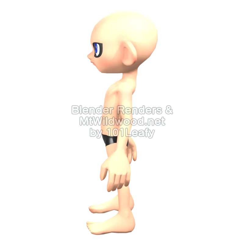 Splatoon Raiders Mechanic 49 (Side) 3D Render