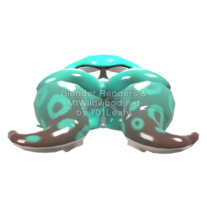 Splatoon Raiders Mechanic 50 (Back) 3D Render