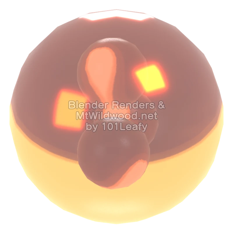 Splatoon Raiders Mega Power Egg (Side) 3D Render